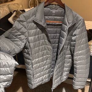Uniqlo Gray Puffer Jacket, Men’s